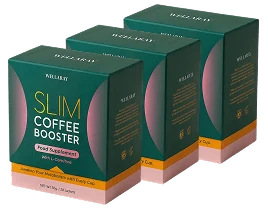 Three Wellaray Slim Coffee Booster cartons